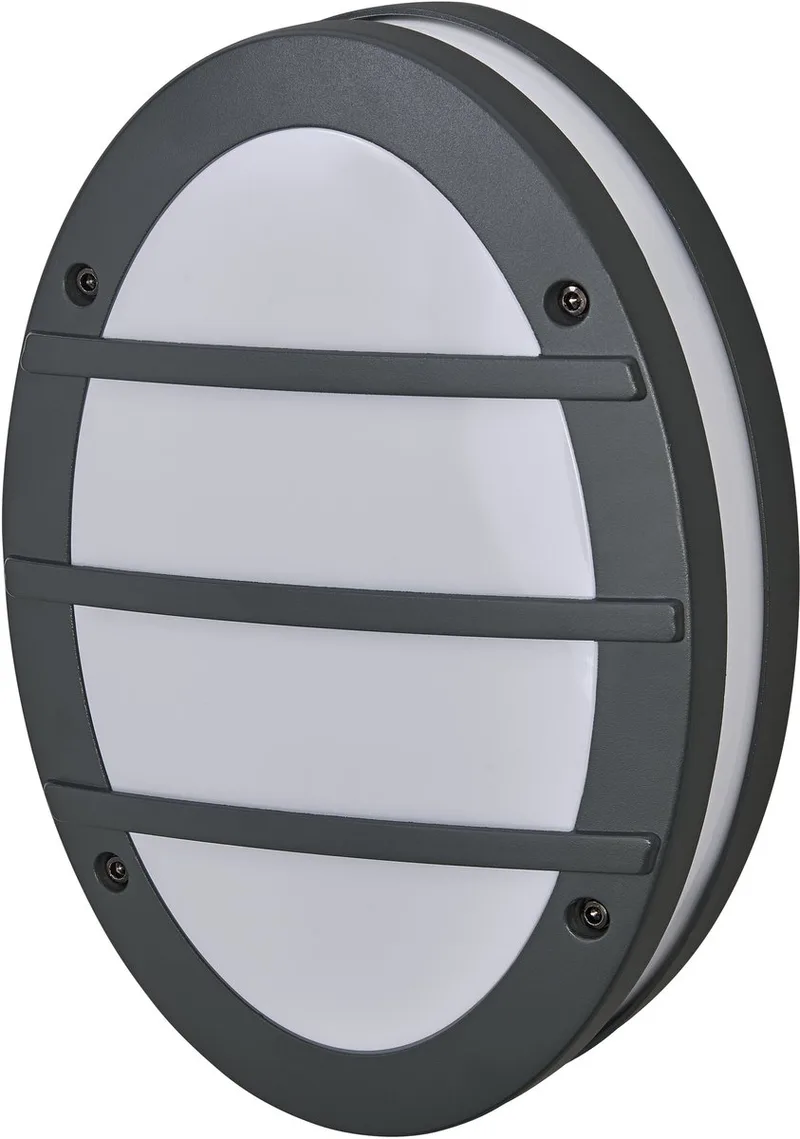 ENDURA CLASSIC ORBICK W buitenlamp, wandlamp, E27-versie, aluminium, snelle & eenvoudige installatie, mat diffuser, beschermingsklasse IP65, toepassing in de buitenruimte von Osram in Dunkelgrau – Produktfoto