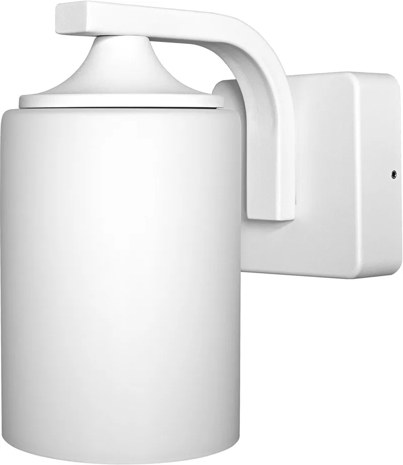 ENDURA Classic wandlamp, E27, IP43, aluminium behuizing, glazen diffuser, geschikt voor buitenruimtes, zonder lichtbron. från Osram i Vit – produktbild
