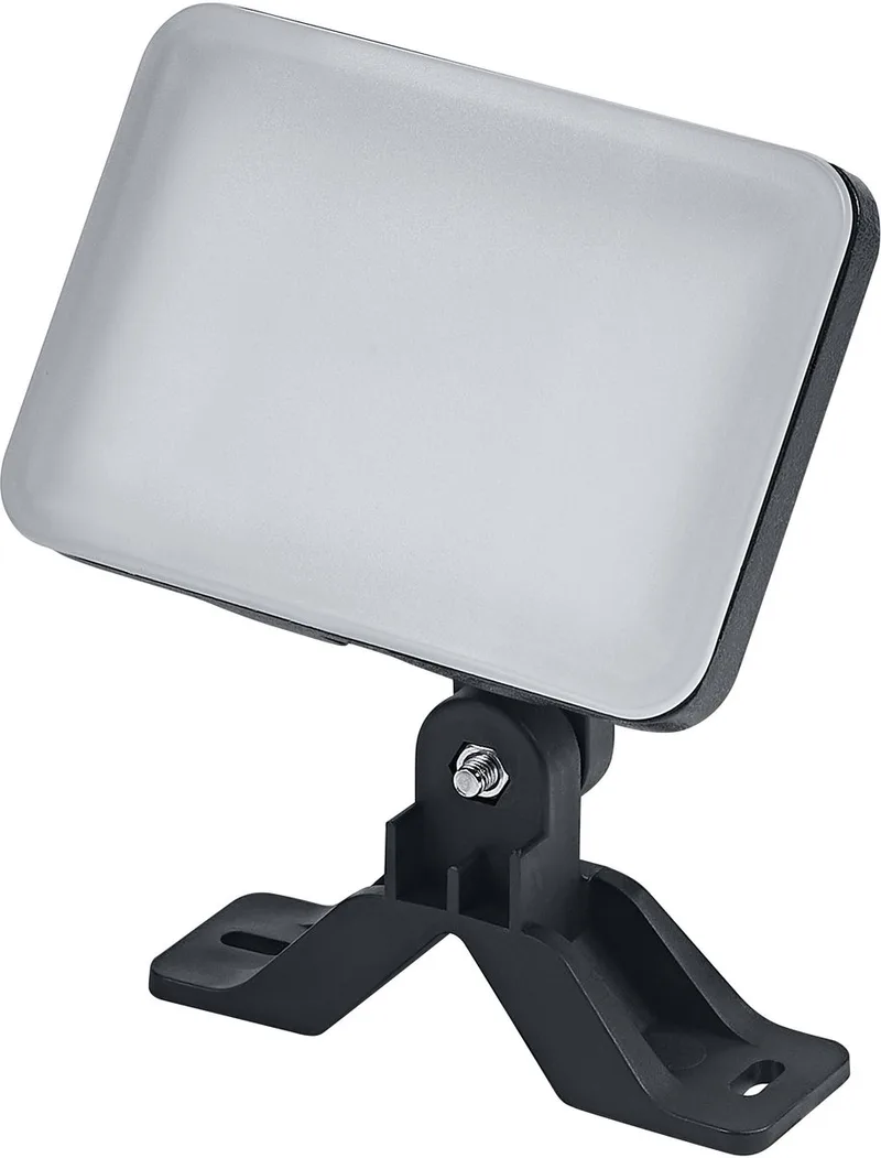 ENDURA Flood instelbare LED-schijnwerper, 10W, 850lm, 4000K koelwit, aluminium, zwenkbaar, IP65 de Osram en Noir – photo produit