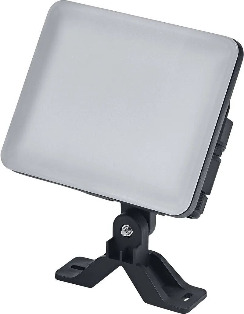 ENDURA Flood instelbare LED-schijnwerper, 20W, 1700lm, 4000K koelwit, aluminium, zwenkbaar, IP65 de Osram en Noir – photo produit