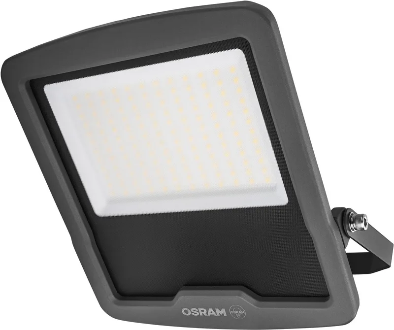 ENDURA FLOOD PC 100W LED-schijnwerper, 4000K koelwit, 12000 lumen, IP65 schijnwerper, gerecycled aluminium, efficiëntie 120 lm/W, grijs, 230V de Osram en Gris foncé – photo produit
