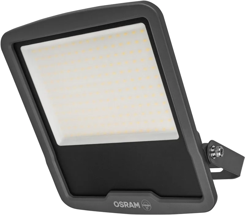 ENDURA FLOOD PC 150W LED-schijnwerper, 4000K koel wit, 18000 lumen, IP65 schijnwerper voor grote oppervlakken, 120 lm/W, Grijs de Osram en Gris foncé – photo produit