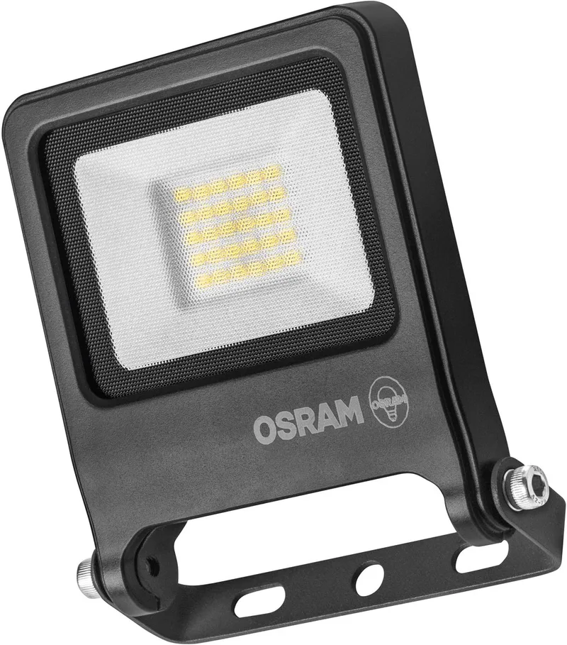 ENDURA FLOOD PC 20W LED-schijnwerper, 3000K warm wit, 1800 lumen, IP65 schijnwerper, 110° stralingshoek, 90 lm/W, Grijs von Osram in Dunkelgrau – Produktfoto
