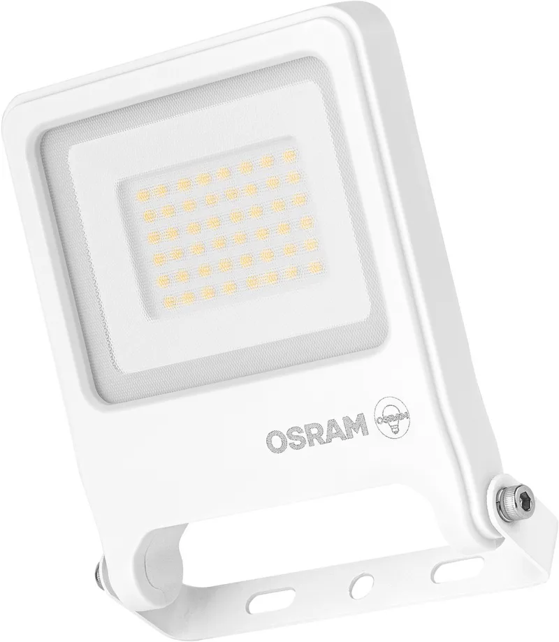 LED-Außenstrahler ENDURA FLOOD, weiß 30 W 3.000 K IP65 von Osram in Weiß – Produktfoto