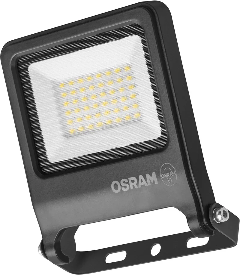 ENDURA FLOOD PC 30W LED-schijnwerper, 3000K warmwit, 3000 lumen, IP65 schijnwerper, 110° lichthoek, 100 lm/W, grijs de Osram en Gris foncé – photo produit