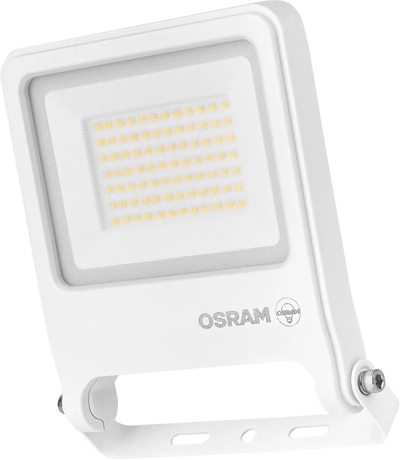 ENDURA FLOOD PC 50W LED-schijnwerper, 3000K warm wit, 5000 lumen, IP65 schijnwerper, 1 m aansluitkabel, Wit, 100 lm/W von Osram in Weiß – Produktfoto