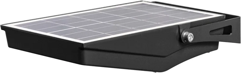ENDURA LED-schijnwerper Flood Solar, 10 W, zonne-energie, ingebouwde sensor, koel wit licht, afstandsbediening, lange batterijduur tot vier uur bij volle helderheid, beschermingsklasse IP65 de Osram en Noir – photo produit