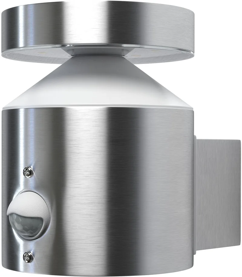 LED-Sensor-Außenwandlampe ENDURA STYLE CYLINDER, stahl von Osram in Staal – Produktfoto