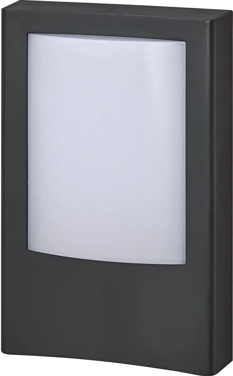 ENDURA STYLE ENTRANCE buitenlamp, 12,5 W, 900 lm, entreeverlichting, bewegingssensor, daglichtsensor, IP44-beschermingsklasse, kleurtemperatuur 3.000 K, warmwitte lichtkleur - VERWIJDER SENSORINFO - GEEN SENSOR fra Osram i Mørkegrå – produktbillede