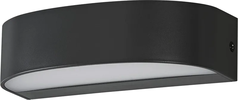 ENDURA STYLE ILAY WALL buitenlamp, 7,6 W, 450 lm, wandlamp, IP65-beschermingsklasse, kleurtemperatuur 3.000 K, warmwitte lichtkleur de Osram en Gris foncé – photo produit