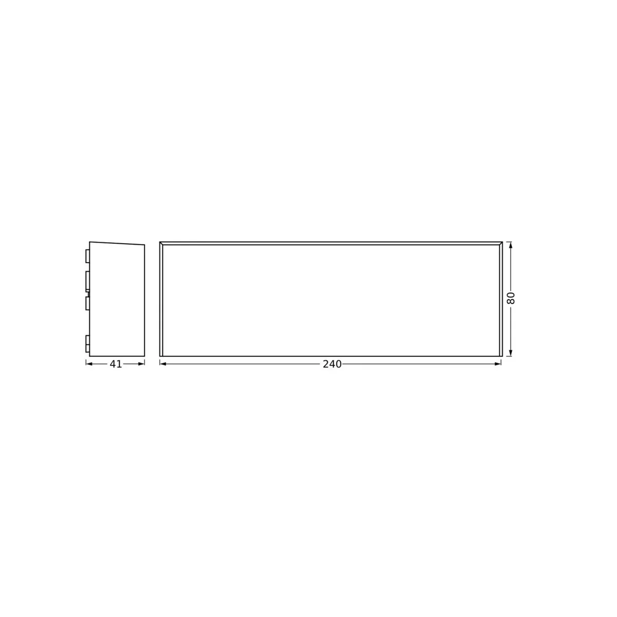 ENDURA STYLE IVO WALL buitenverlichting, 6,5 W, 400 lm, wandlamp, IP65-beschermingsklasse, kleurtemperatuur 3.000 K, warmwitte lichtkleur de Osram en Gris foncé – photo produit 2 sur 4