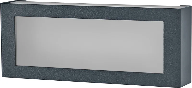 Endura Style LED-wandlamp Nova, 10W, 3000K warmwit, 700 lm, IP54, aluminium 3 richtingen von Osram in Dunkelgrau – Produktfoto