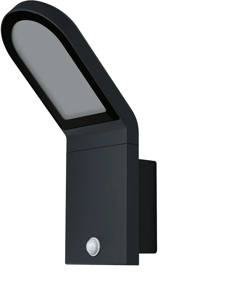 ENDURA Style slanke LED-buitenwandlamp met hoge lichtopbrengst en optionele sensor in donkergrijs, IP44-bescherming, voor entreeverlichting en gevel fra Osram – produktbillede