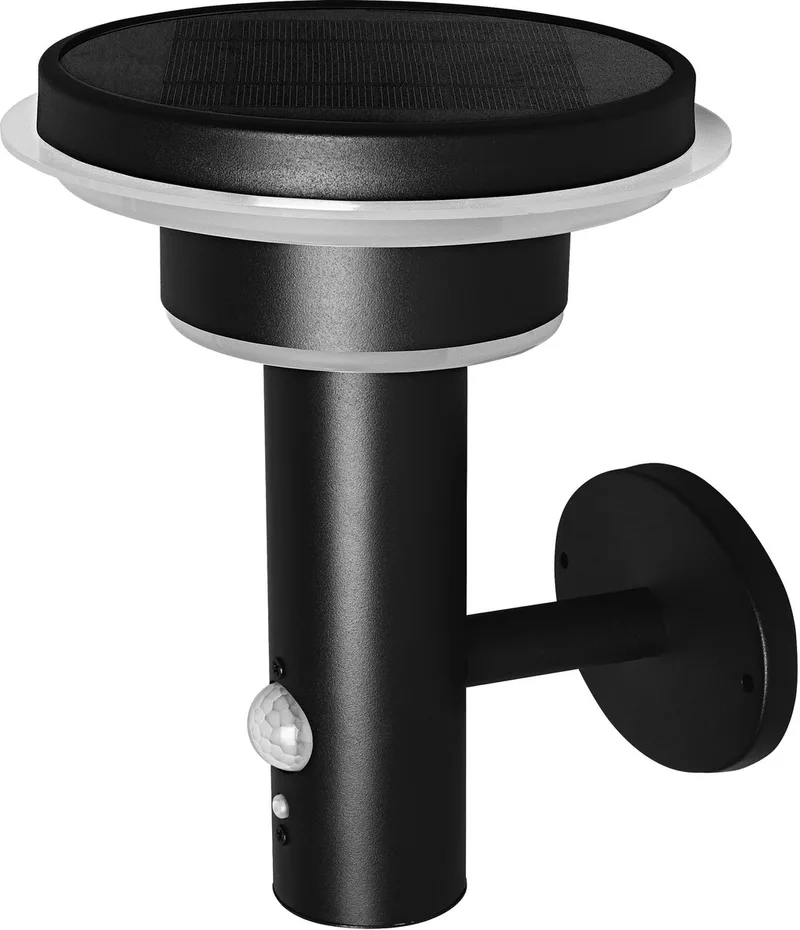 LED-væglampe ENDURA STYLE SOLAR DOUBLE CIRCLE sort fra Osram – produktbillede