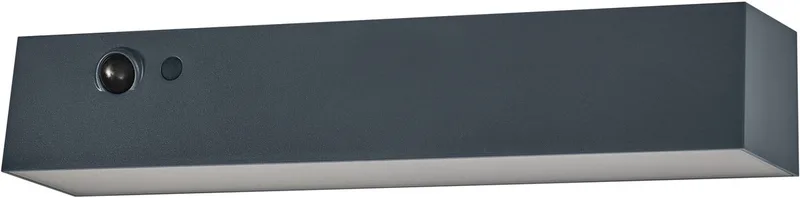 Endura Style SOLAR LED-wandlamp Shore, 12.4W, 3000K warmwit, 540 lm, PIR-sensor, IP54, 18 dagen fra Osram i Mørkegrå – produktbillede