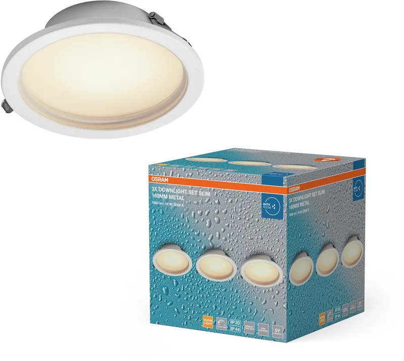 HOMELIGHTING 4058075854352 Spot de plafond, Plafonnier à spot LED LED blanc de Osram – photo produit