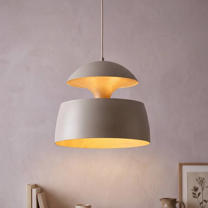 hanglamp Decor Hazel, Ø 40 cm, metaal, E27 van Osram in Beige – productfoto