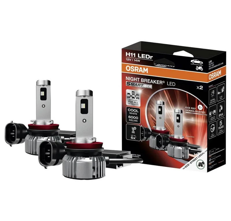 Automotive 64211DWNBSM-ECE-2HB LED-pærer H11 12 V fra Osram – produktbillede