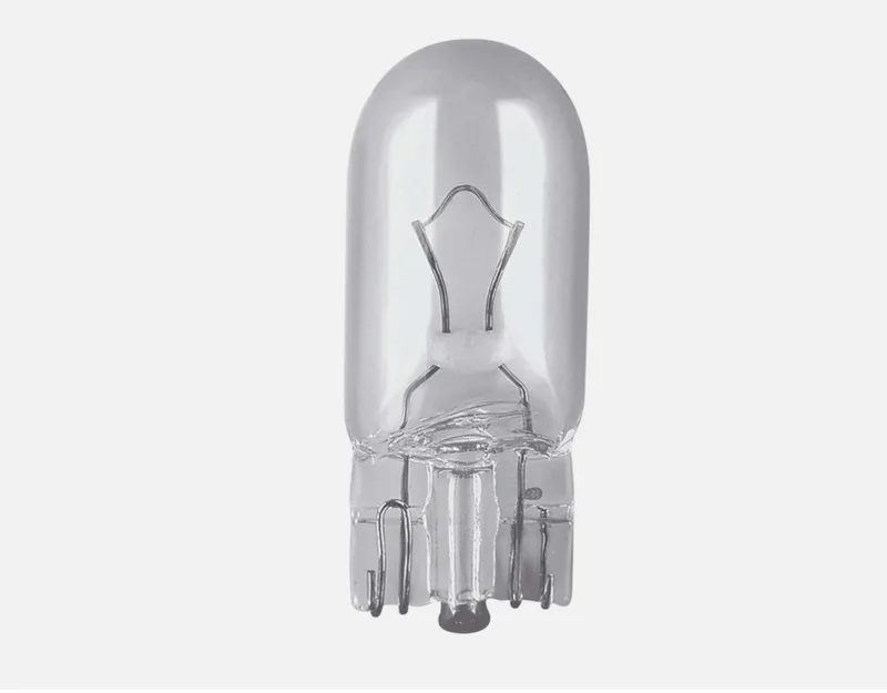 KFZ-Ersatzleuchte W5W Standlicht T10 5W Glassockel Birne Original Lampen 2825 12V, W5W, 1 St., Warmweiß, Osram Original Line von Osram – Produktfoto