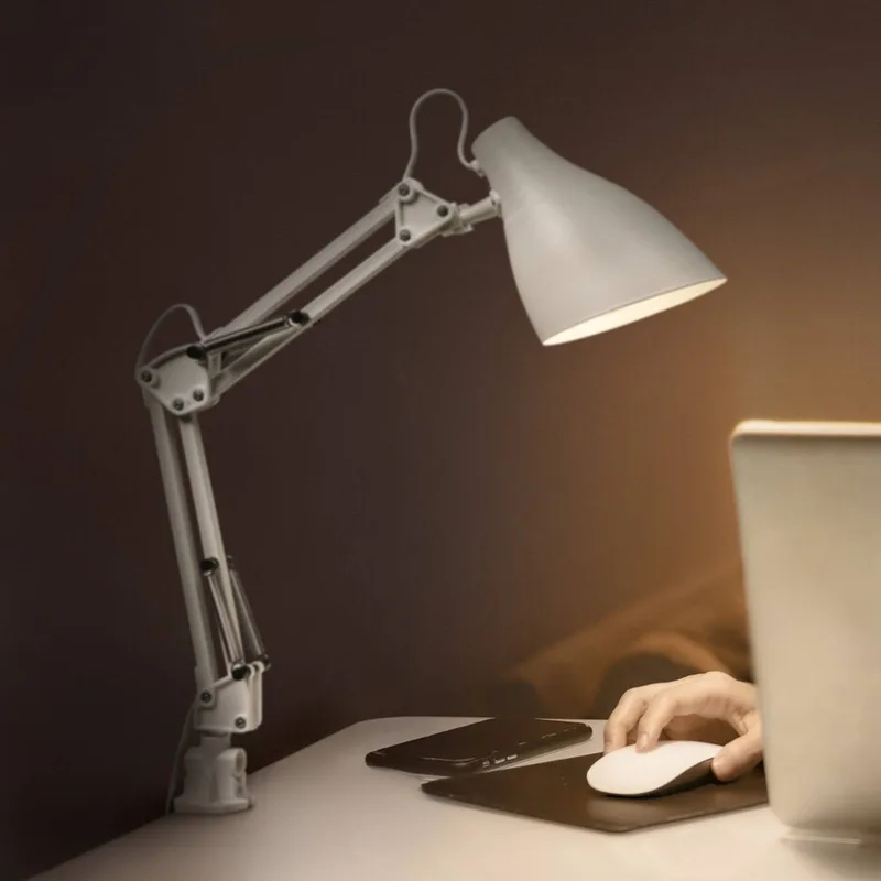 klemlamp Office Line Desk Pear Clip, E27 fra Osram i Hvid – produktbillede