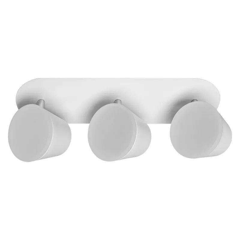 LED 3-spots badkamer wand-/plafondlamp met Click-CCT in wit van aluminium, kleurtemperatuur instelbaar via wandschakelaar, IP44 beschermingsgraad, opbouwlamp voor binnengebruik från Osram – produktbild
