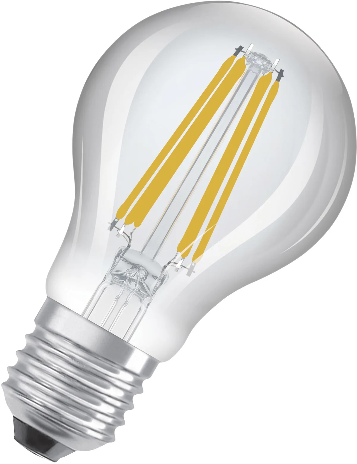 LED Classic A 100 Filament DIM Energieeffizienzklasse B 8,2 W 827 Klar E27 fra Osram – produktbillede