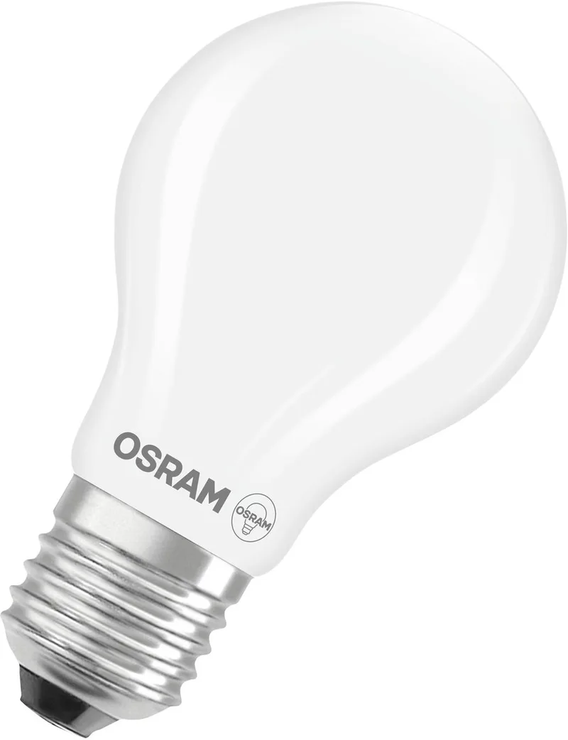 LED Classic A 75 Filament DIM Energie-efficiëntieklasse A in A-vorm, LED-lamp, loodvrij glas, mat, 5 W, 1055 lm, koel wit, dimbaar, Energie-efficiëntieklasse: A van Osram – productfoto