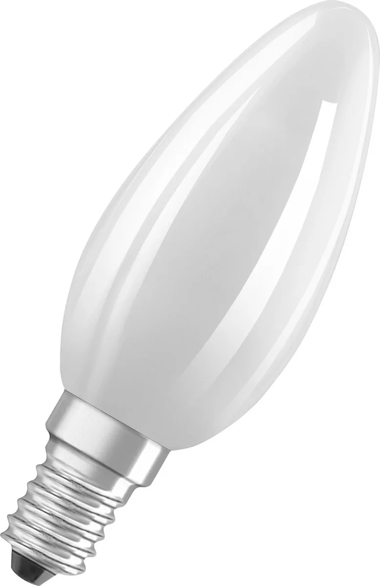 LED Classic E14 Kaars Filament Mat 1.2W 255lm - 840 Koel Wit | Vervangt 25W de Osram – photo produit