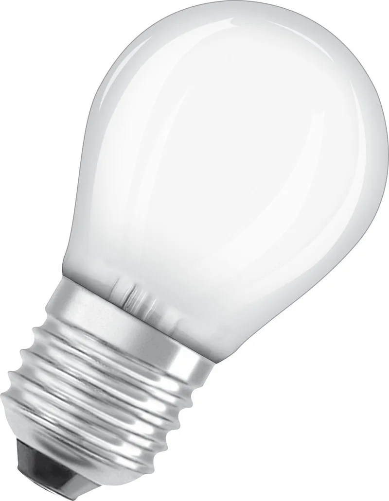 LED-lampa droppe matt E27 3,8W 2700K 806lm från Osram – produktbild
