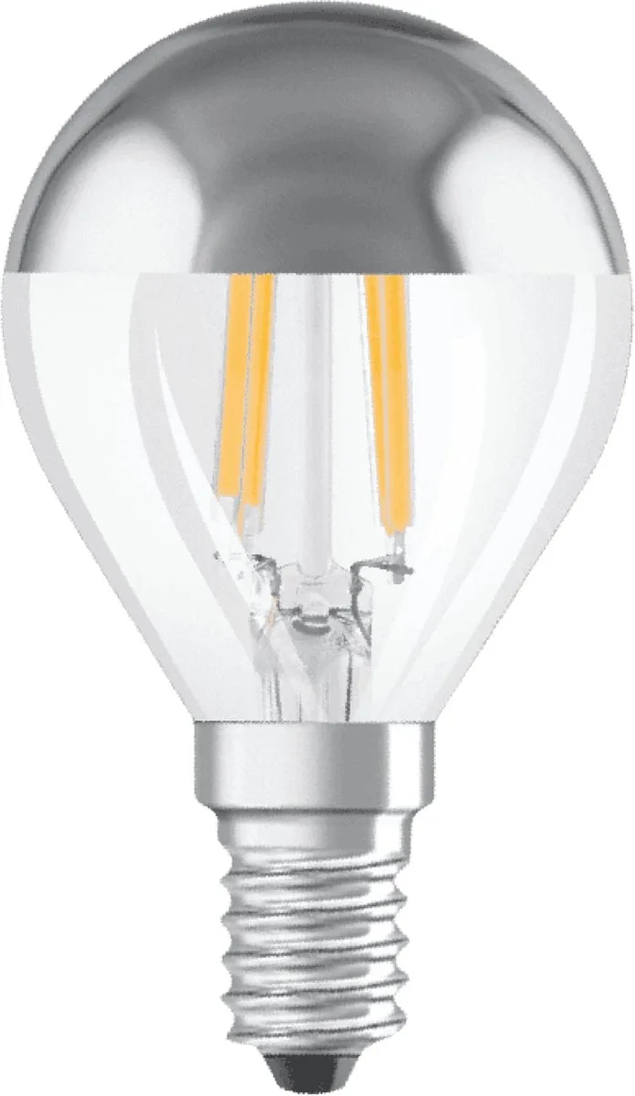 LED Filament Kopspiegel Kogel E14 - 4W (31W) - Warm Wit Licht - Niet Dimbaar de Osram – photo produit