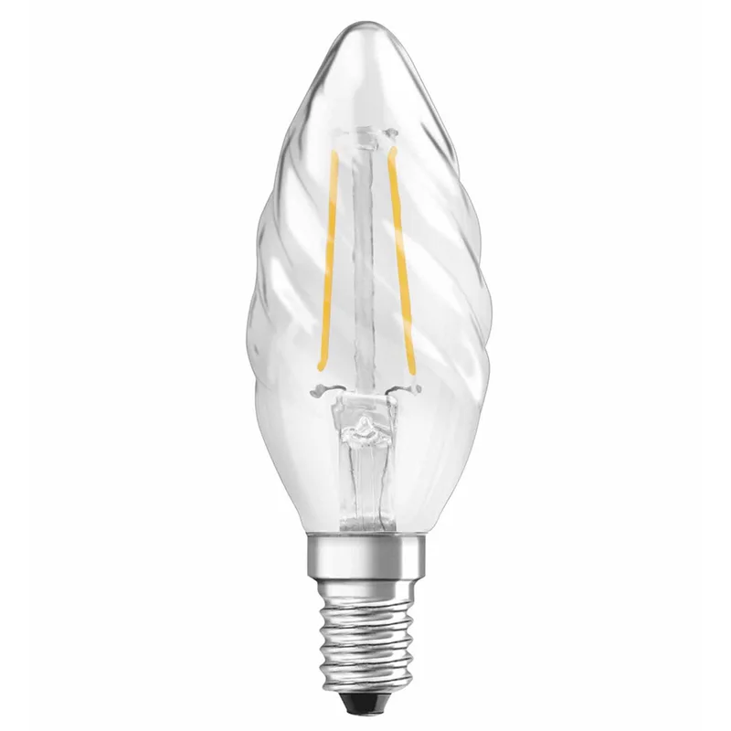 LED kaarslamp E14 2,5W 827 gedraaid de Osram – photo produit
