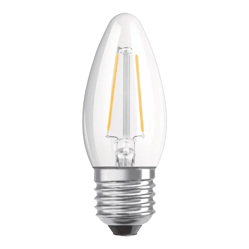 LED kaarslamp E27 4,8W warmwit dim helder de Osram – photo produit