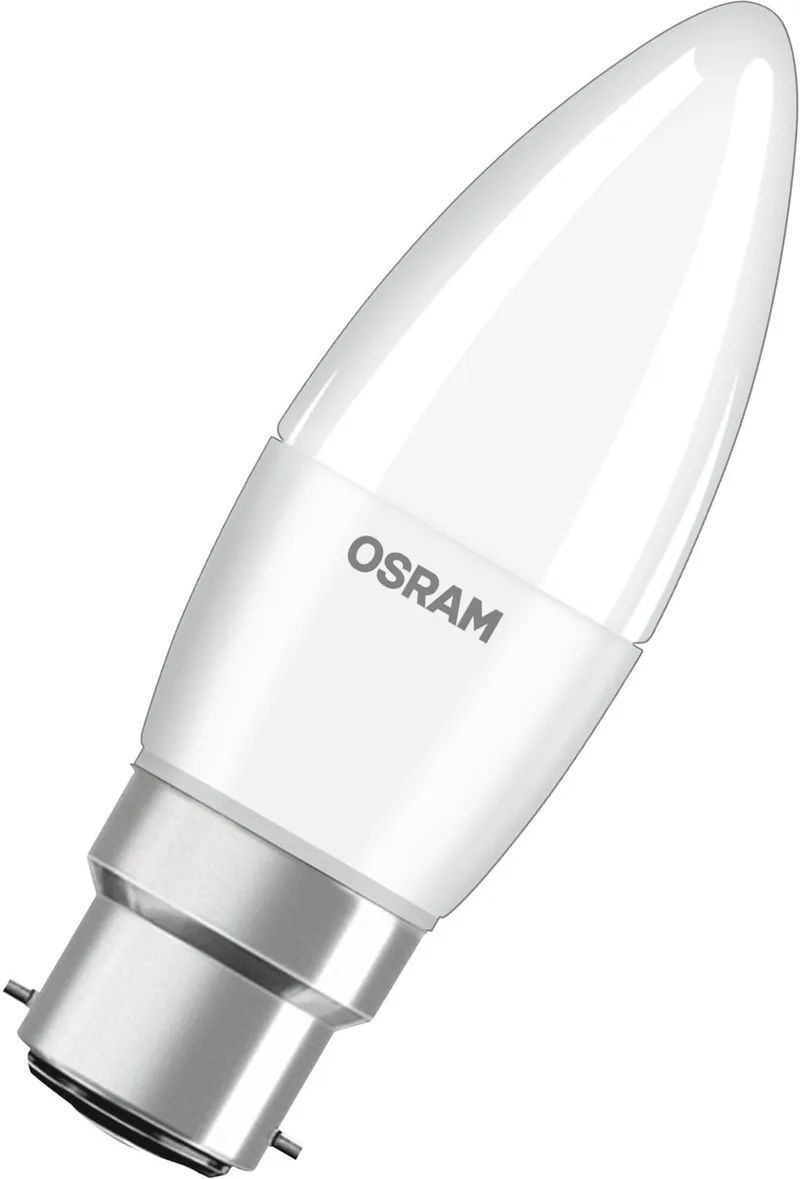 LED-Sockel Classic B 40 4,9 W 827 matt B22d von Osram – Produktfoto