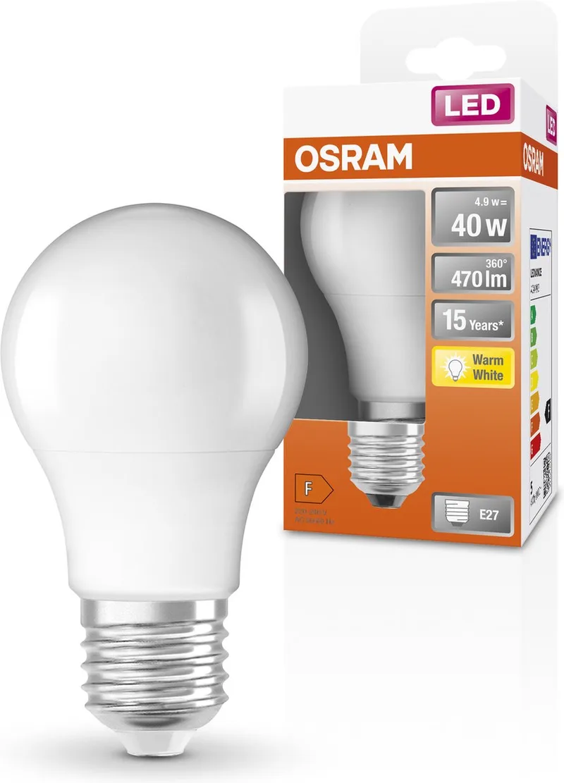 LED-lampa E27 4,9 W Star 827 470 lm från Osram – produktbild