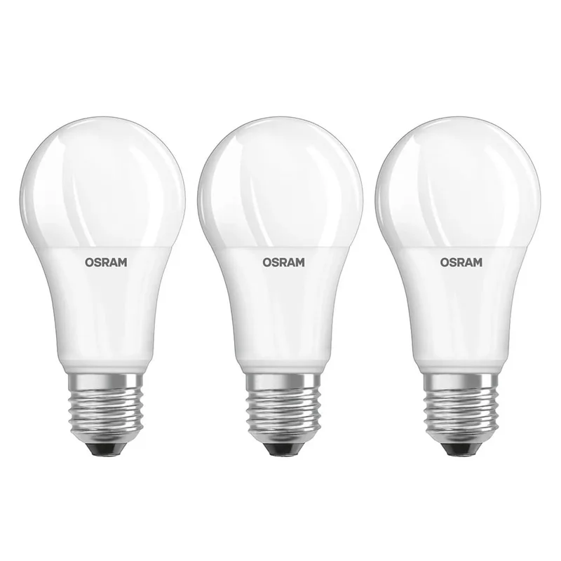 LED lamp E27 13W, universeel wit, 3 per-set de Osram – photo produit