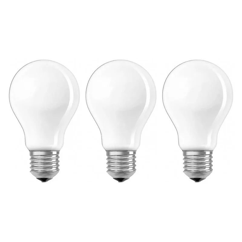 LED lamp E27 6,5 W, 806 lumen, set van 3 de Osram – photo produit