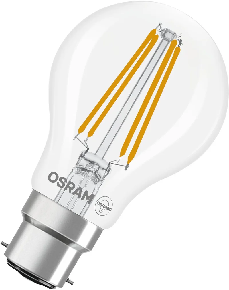 LED-lamp Filament Star A60 lampvorm 5,9W 865, 6500K daglicht, B22d, helder, 806 lm, 300° stralingshoek von Osram – Produktfoto