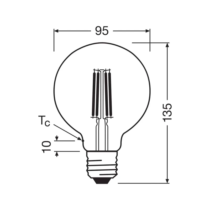 HOMELIGHTING 4058075839526 LED CEE A (A - G) E27 5 W blanc froid 1 pc(s) de Osram – photo produit