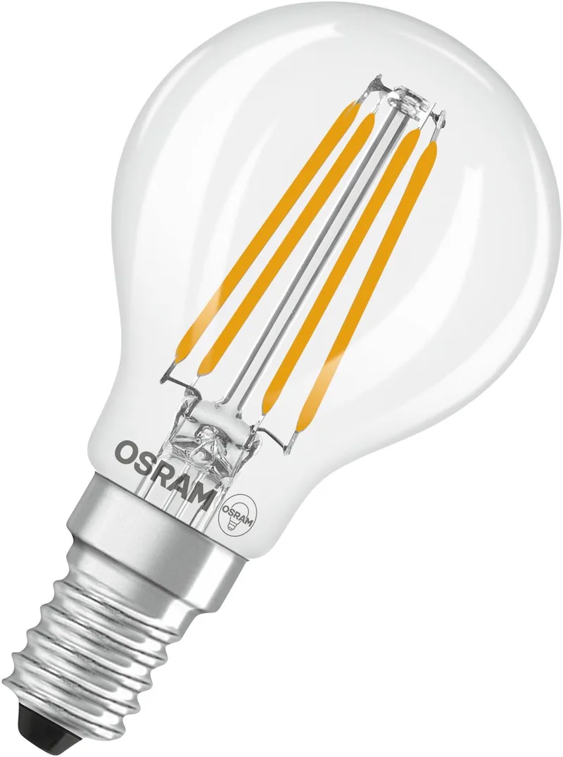 HOMELIGHTING 4099854476648 LED CEE B (A - G) E14 forme de flamme 2.5 W blanc chaud (Ø x H) 45.00 mm x 45.00 mm à intensité variable 1 pc(s) de Osram – photo produit