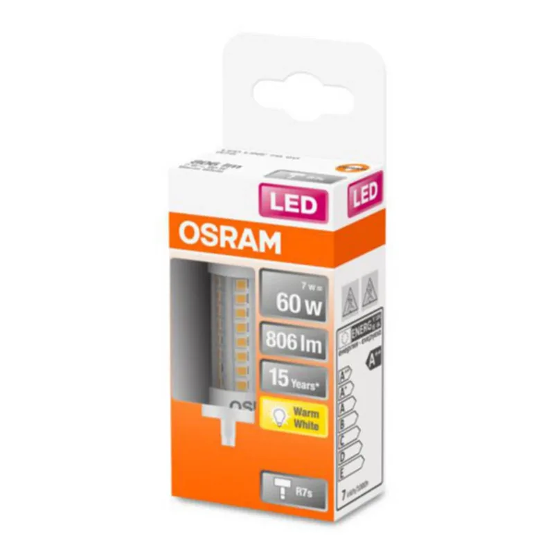 LED-lampa R7s 6,5W 2 700 K från Osram – produktbild