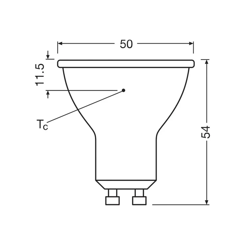 LED lamp Reflector GU10 6,9W 120° 865 helder by Osram – product photo