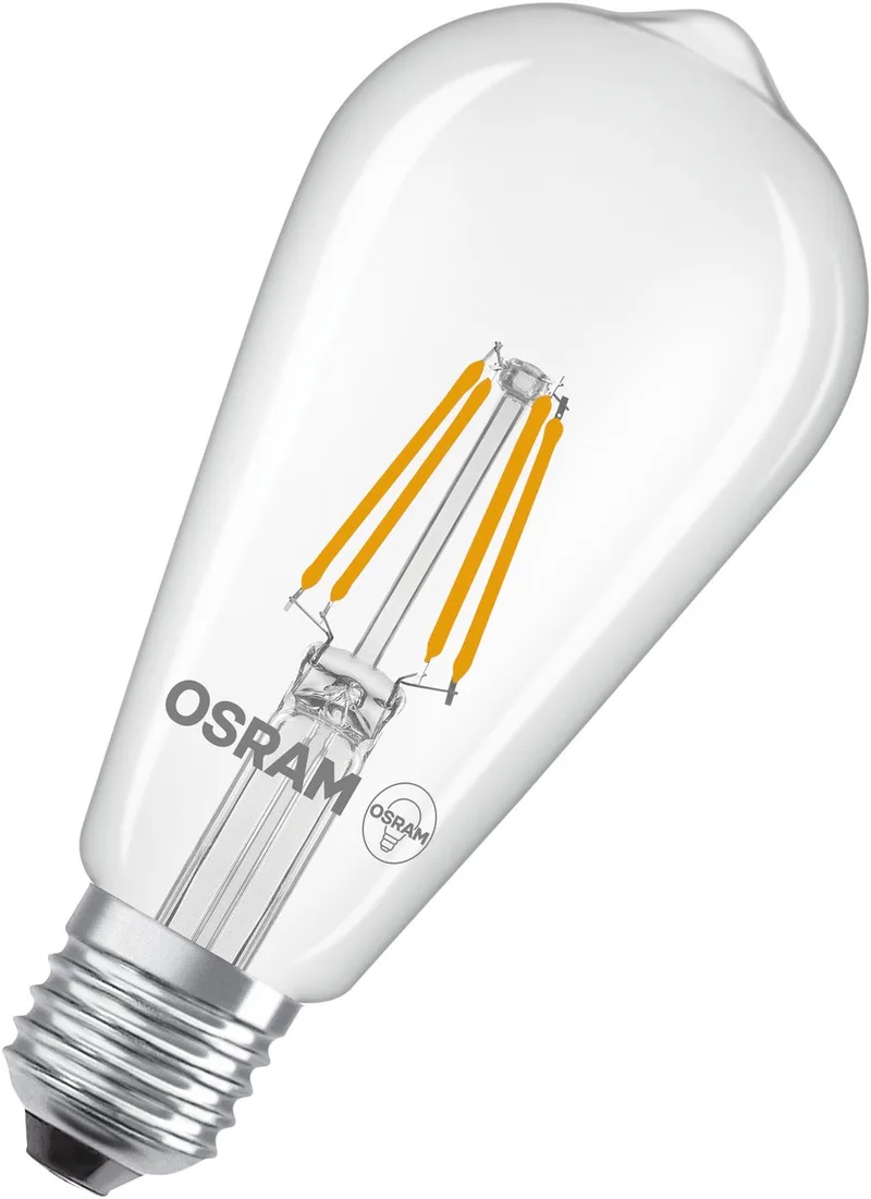 LED Edison 40 Klar 3,4W 827 E27 fra Osram – produktbillede