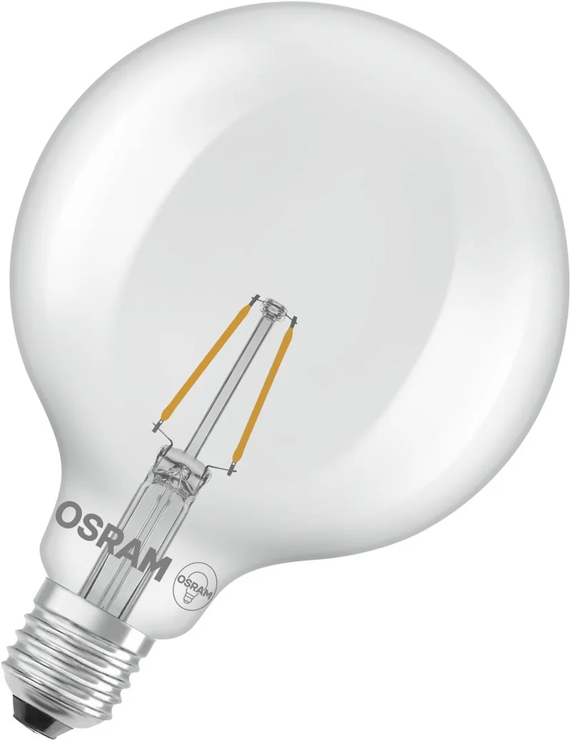 LED-lamp Star Globe G125 25 Filament, 2700 K warm wit, 1,8 W, E27, helder, 250 lm, 15.000 h, voor hanglampen, grote bolvorm, decoratief de Osram – photo produit