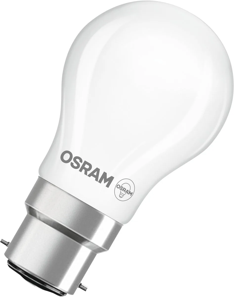LED-lamp Superstar P40 Globe Filament dimbaar, 2700 K warm wit, 3,4 W, B22d, mat, 470 lm, 15.000 h, voor tafel- en pendelarmaturen, niet-verblindend von Osram – Produktfoto