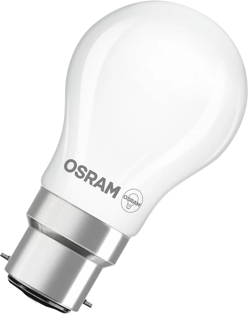 LED lamp Superstar Plus P60 Filament 5,5W 927, 2700K warm wit, B22d, mat, 806 lm, Ra≥90, dimbaar de Osram – photo produit