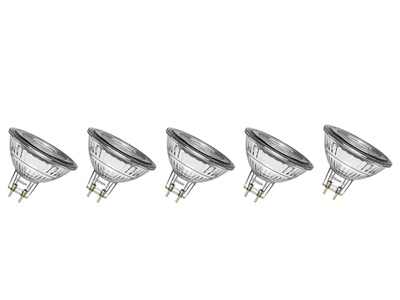 LED-Leuchtmittel »Base Spot«, 5 Stück (MR16, GU5.3, non-dim, 2700 K de Osram en Klar – photo produit