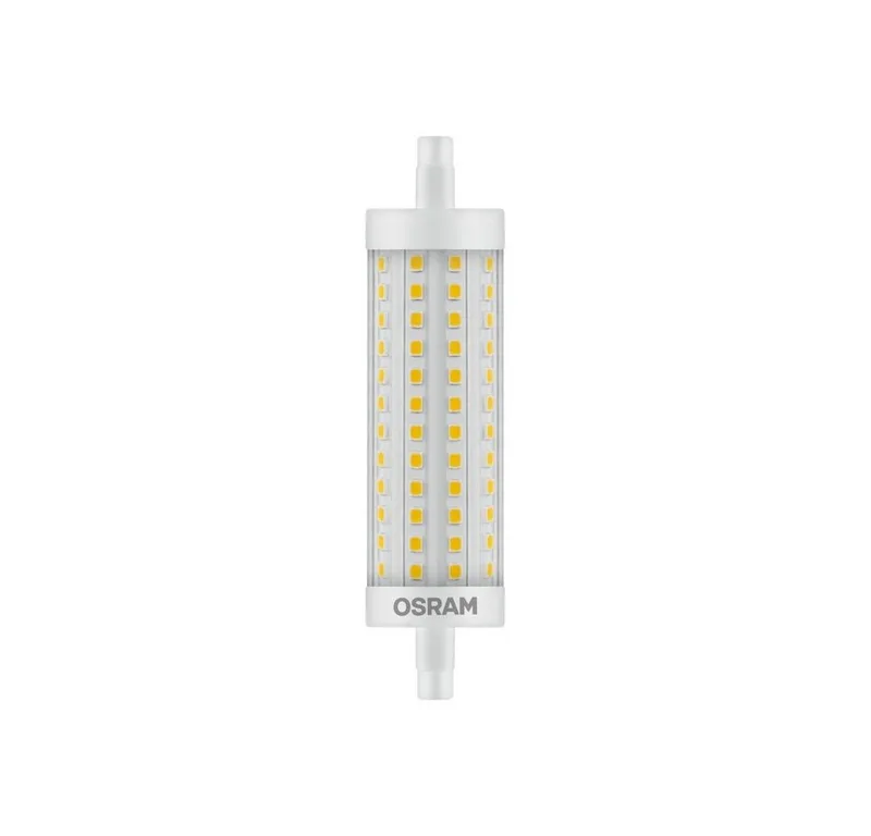 LED-Leuchtmittel Osram LED R7S 118mm Stab 12,5W = 100W 1521lm 230V Warmweiß 2700K, R7S, Warmweiß van Osram in Wit – productfoto