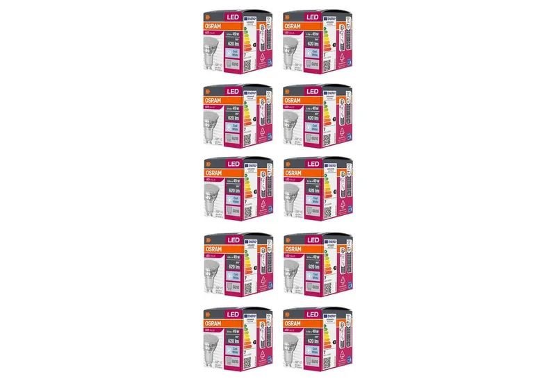 LED-Leuchtmittel Osram LED VALUE PAR16 – Neutralweiß GU10 6,9W (10er-Pack), 10 St. de Osram – photo produit