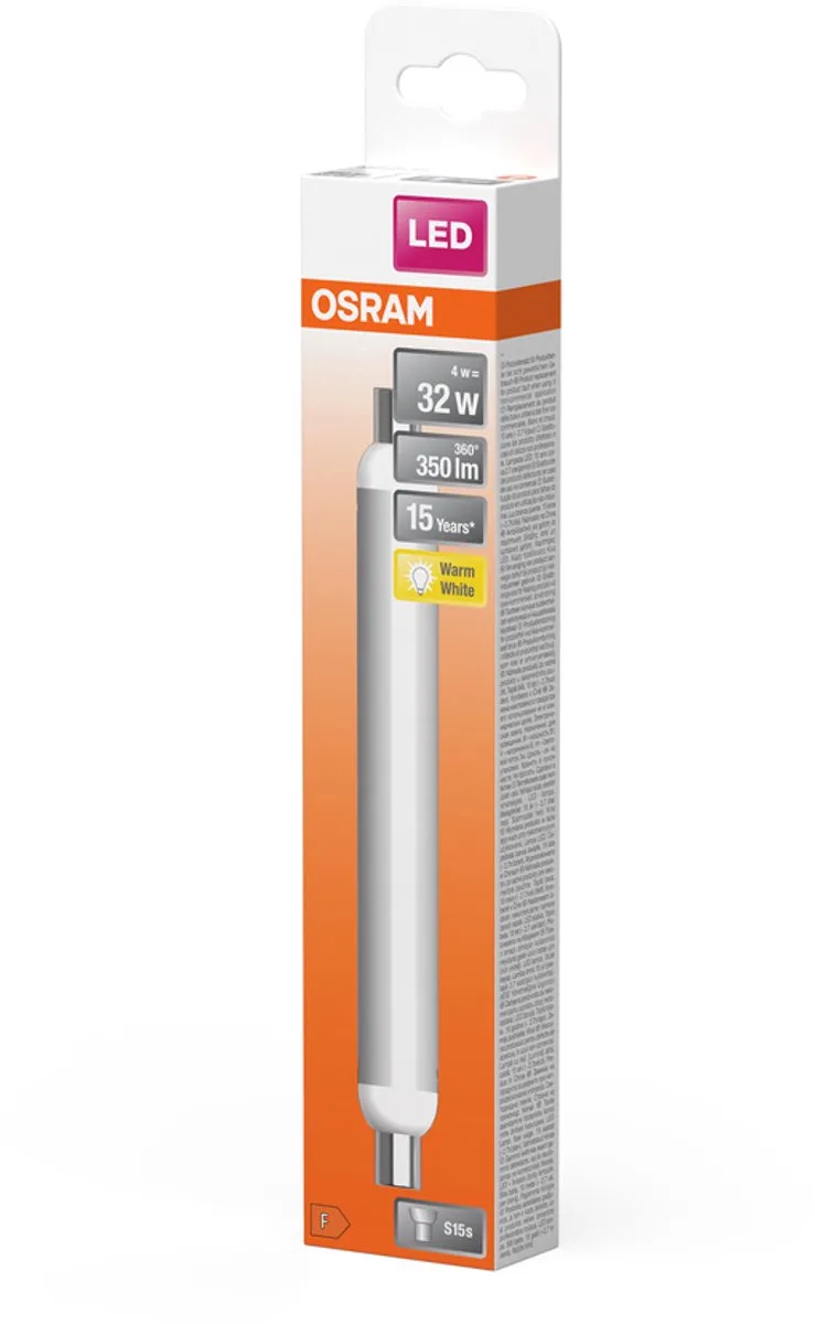 LED Line S15 221mm 4W 350lm - 827 Zeer Warm Wit | Vervangt 32W von Osram – Produktfoto