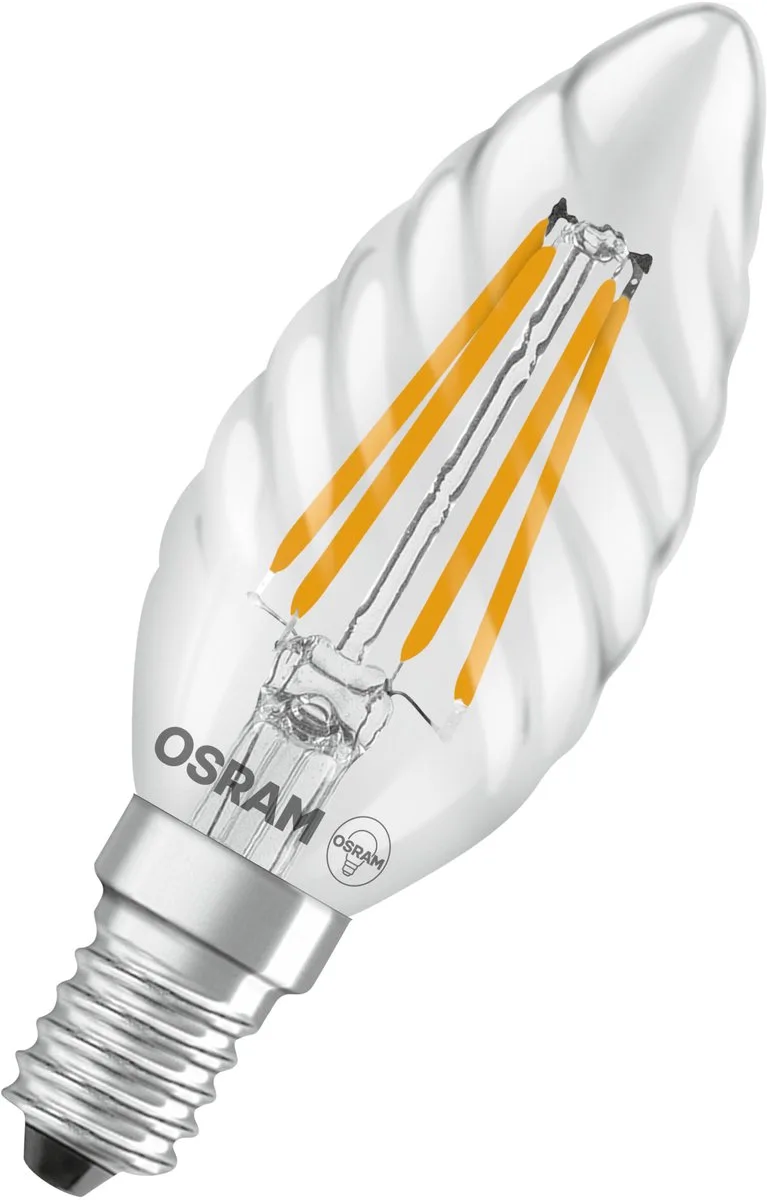 LED RETROFIT CLASSIC BW(40) 3.4w / 827 / 2700K - E14 - 4099854467608 de Osram – photo produit